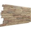 Ekena Millwork 49"W x 25 1/2"H x 1 1/4"D Acadia Ledge Stacked Stone, StoneWall Faux Stone Siding Panel, Colfax PNU24X48ALCO